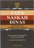 TATA NASKAH DINAS