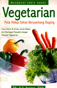 Vegetarian pola hidup sehat berpantang daging