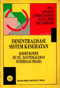 DESENTRALISASI SISTEM KESEHATAN