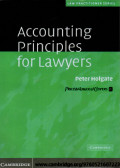 ACCOUNTING PRICINCIPLES FOR LAWYERS