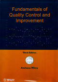 FUNDAMENTALS OF QUALITY CONTROL AND IMPROVEMENT (THIRD EDITION)