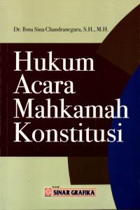 HUKUM ACARA MAHKAMAH KONSTITUSI