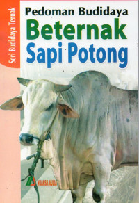 PEDOMAN BUDIDAYA BETERNAK SAPI POTONG