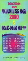 UNDANG-UNDANG TENTANG PENGADILAN HAK ASASI MANUSIA 2000 & UNDANG-UNDANG HAM 1999