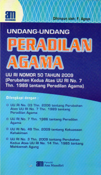 UNDANG-UNDANG PERADILAN AGAMA