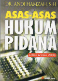 ASAS-ASAS HUKUM PIDANA (REVISI 2008)