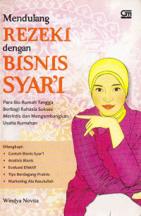Image of MENDULANG REZEKI DENGAN  BISNIS SYAR'I
